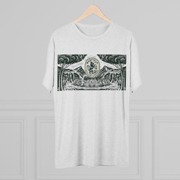 Warfield Distillery & Brewery Landscape Men's Tri-Blend T-Shirt - Image 3