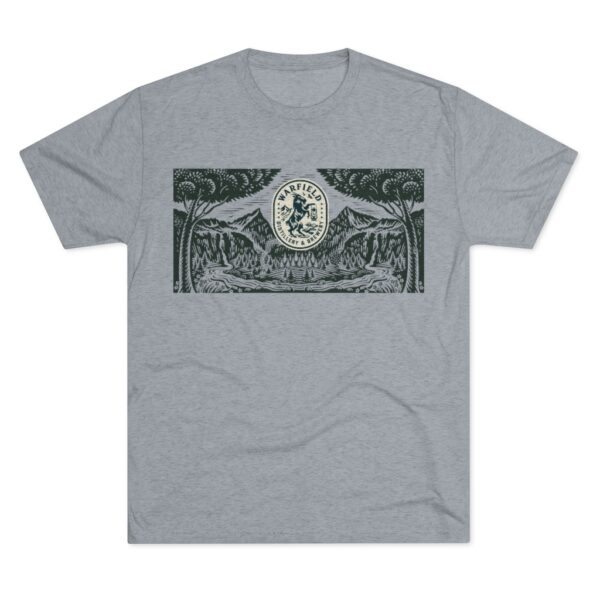 Warfield Distillery & Brewery Landscape Men's Tri-Blend T-Shirt - Image 4