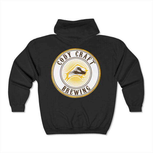 Cody Craft Brewing Zip-Up Hoodie - Unisex Heavy Blend Sweatshirt - Image 2